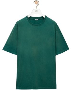 Loewe Loose Fit T-Shirt - Green