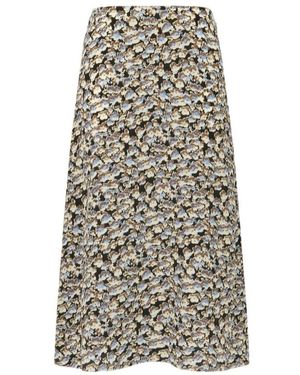 Marni Floral-Pattern Midi Skirt - Multicolor
