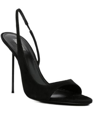 Paris Texas Lidia Slingback Heeled Sandals - Black