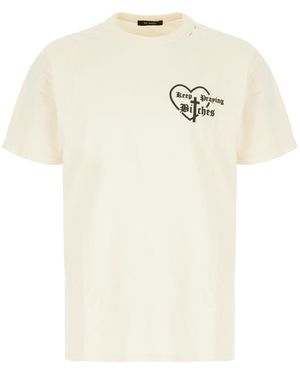 Willy Chavarria Graphic Print T-Shirt - White