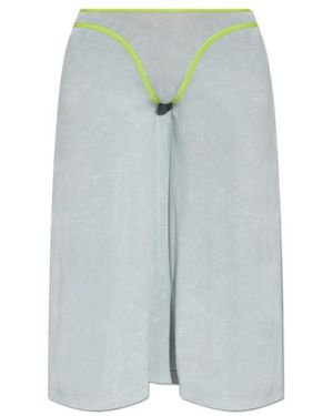 DIESEL O-Fine Low-Rise Skirt - Blue