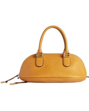 Balenciaga Bolero Mini Bowling Bag - Metallic