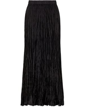 P.A.R.O.S.H. Silk Maxi Skirt - Black