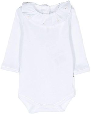 Bonpoint Long-Sleeved Jumpsuit - White