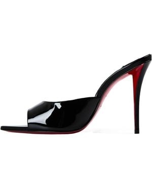 Christian Louboutin Soled Mules - Black