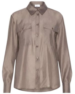 Marella Long-Sleeved Shirt - Brown