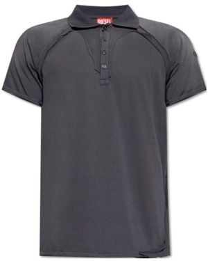 DIESEL T-Nory Short-Sleeved Polo Shirt - Grey
