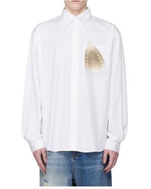 Vetements Pocket Detail Shirt - White