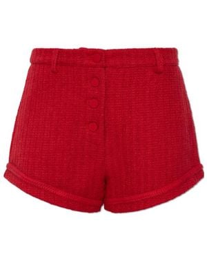 Posse Button-Detail Tailored Shorts