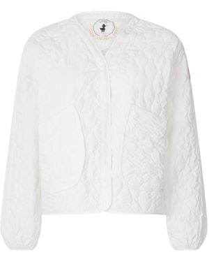 Save The Duck Quilted-Pattern Jacket - White