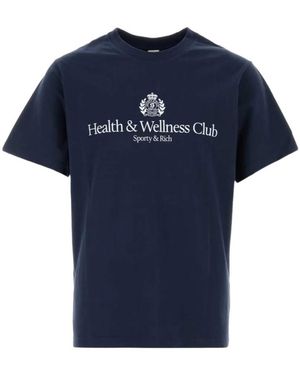 Sporty & Rich Short-Sleeved T-Shirt - Blue