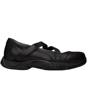Our Legacy Sweetheart Cross-Strap Ballet Flats - Black