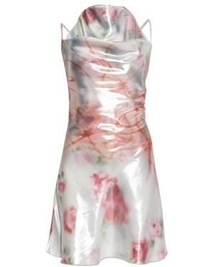 DIESEL Slim Fit Mini Dress With Adjustable Neckline And Straps - White