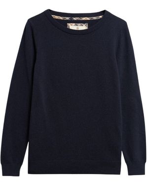 Barbour Pendle Crew Neck Sweater - Blue