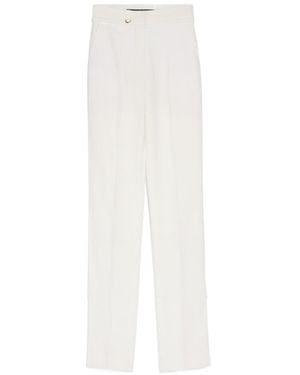 Jacquemus Slit Trousers - White