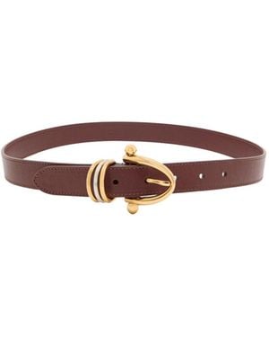 Chloé Three-Loop Decorative Belt - White
