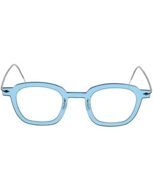 Lindberg 6587 Square Frame Glasses - Blue