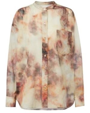 Isabel Marant Mexika Printed Cotton Shirt - Natural