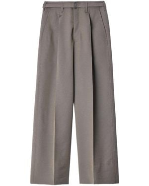 Lemaire Large Pleated Trousers - Grey