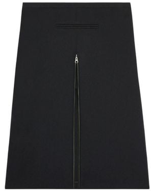 Courreges Courrges Zip Detailed Skirt - Black