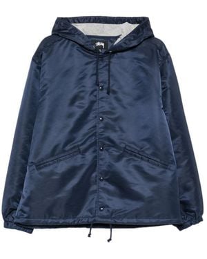 Stussy Long-Sleeved Casual Jacket - Blue