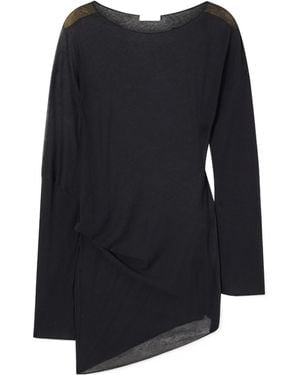 Ruohan Light Cotton Voile Top - Blue