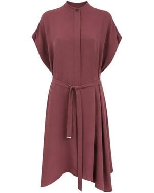 Herno Belted Short Dress - Red
