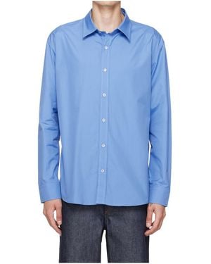 A.P.C. Long-Sleeve Button-Down Shirt - Blue
