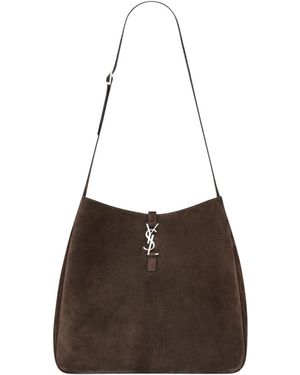 Saint Laurent Bv 5A7 Hobo Shoulder Bag - Brown