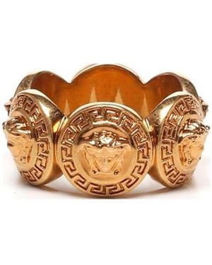 Versace Medusa Motif Ring - Multicolour