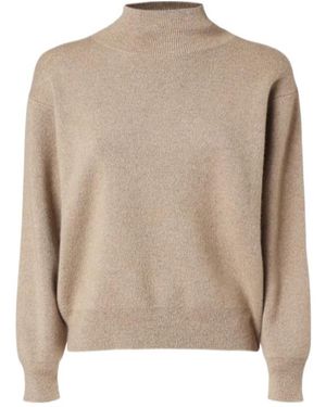 The Row High-Neck Knitted Sweater - Natural