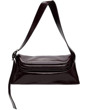 OSOI Buckle-Detail Leather Tote Bag - Black