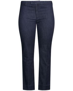 Max Mara Dark Straight-Leg Jeans - Blue