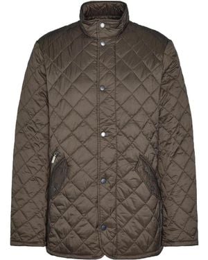 Barbour Flyweight Chelsea Quilt Jacket - Brown