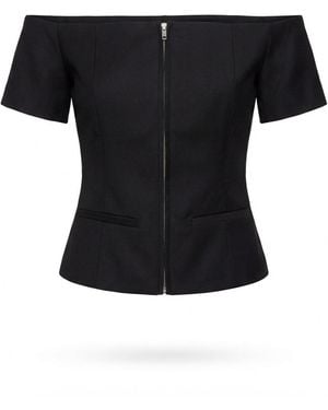AYA MUSE Strapless T-Shirt - Black