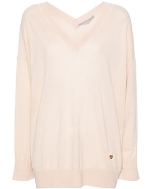 Stella McCartney Long-Sleeved Jumper - Natural