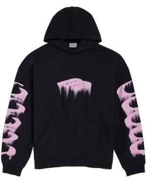 Balenciaga Wet Brush Medium Fit Hoodie - Blue