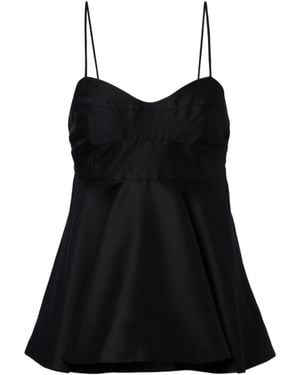 Rohe Ruffled Camisole - Black
