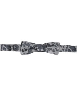 Dries Van Noten Jacquard Bow Tie - White