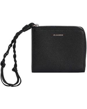 Jil Sander Tangle Card Holder - Black