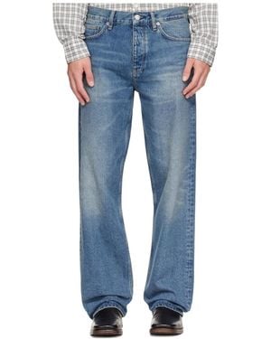 sunflower Loose Belt Loop Jeans - Blue