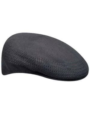 Kangol Logo Flat-Topped Hat - Blue