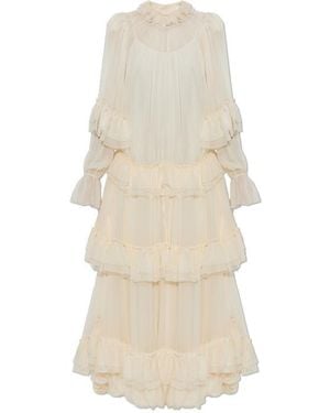 Chloé Long-Sleeved Dress - White