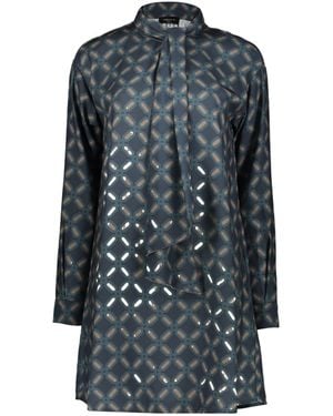 Fabiana Filippi Jacquard Dress - Gray