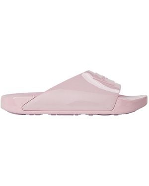 Givenchy Giv Label Pool Sliders - Pink