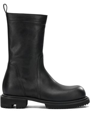 Rick Owens Creeper Gabe Combat Boots - Black