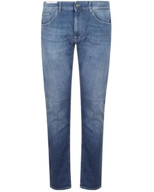 Pt Pantaloni Belt Loop Jeans - Blue