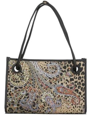 Etro Animalier Paisley Tote Bag - Multicolour