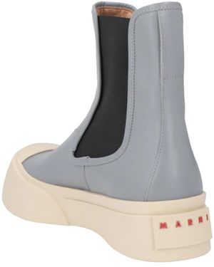 Marni Minimalist Chelsea Boots - Blue