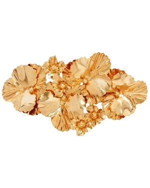 Jennifer Behr Panola Flower-Petal Hair Accessory - Metallic